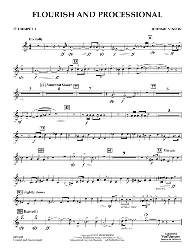Flourish and Processional - Bb Trumpet 2