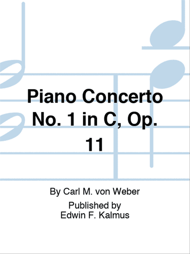 Piano Concerto No. 1 in C, Op. 11
