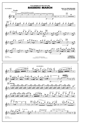 Raiders March (from Raiders Of The Lost Ark) (arr. Jay Bocook) - Flute/Piccolo