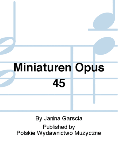 Miniaturen Opus 45