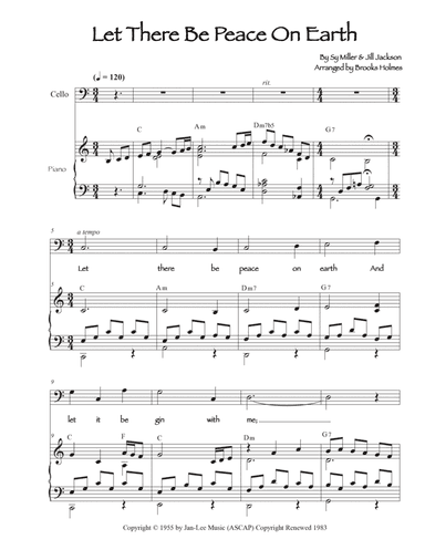 Let There Be Peace On Earth