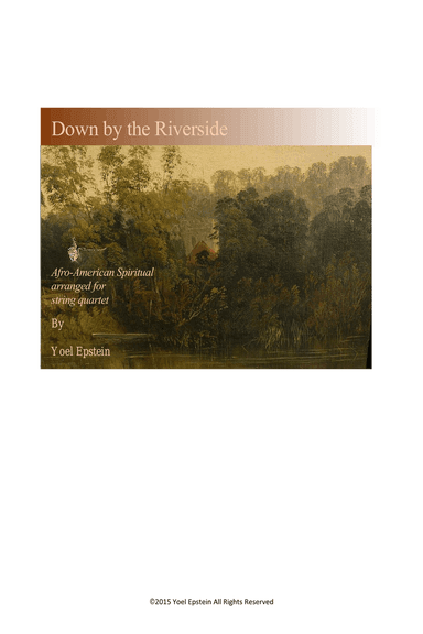 Down By the Riverside for String Quartet