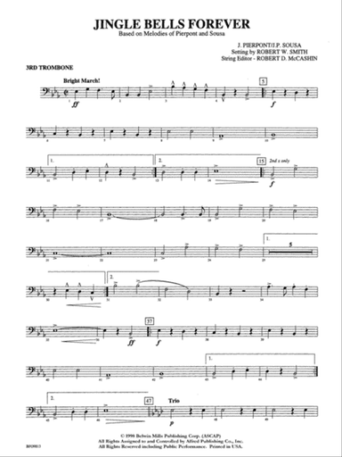 Jingle Bells Forever: 3rd Trombone