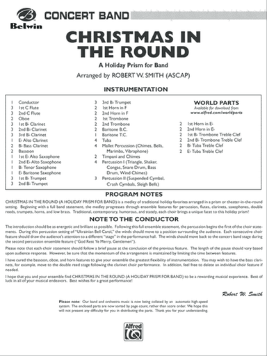 Christmas in the Round: Score