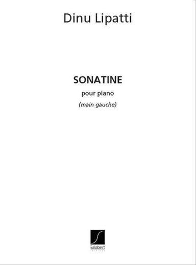Sonatine, Pour Piano (Main Gauche)