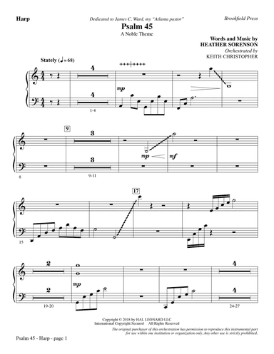 Psalm 45 - Harp