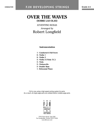 Over the Waves: Score