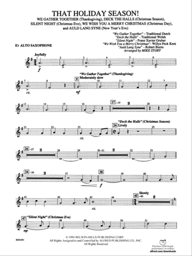 That Holiday Season!: E-flat Alto Saxophone