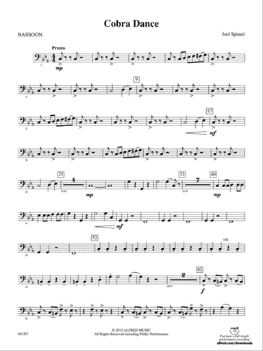 Cobra Dance: Bassoon