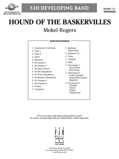 Hounds of Baskervilles: Score