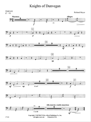 Knights of Dunvegan: Timpani