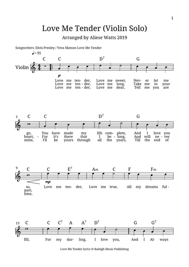Love Me Tender