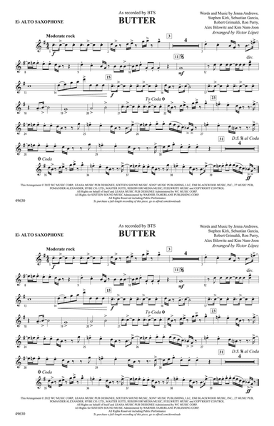 Butter: E-flat Alto Saxophone