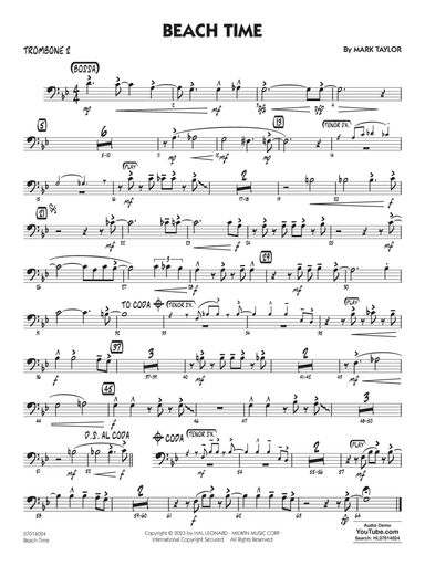 Beach Time - Trombone 2