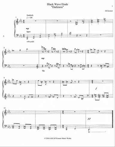 Wave Etude "Darkness"