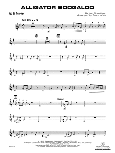 Alligator Boogaloo: 3rd B-flat Trumpet