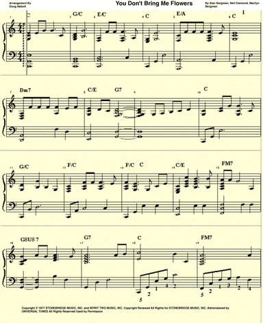 You Don't Bring Me Flowers