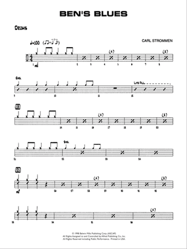 Ben's Blues: Drums