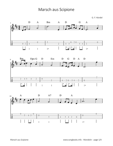 Marsch aus Scipione - G. F. Händel