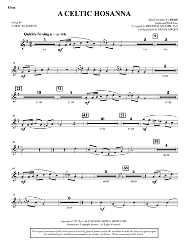 A Celtic Hosanna - Oboe