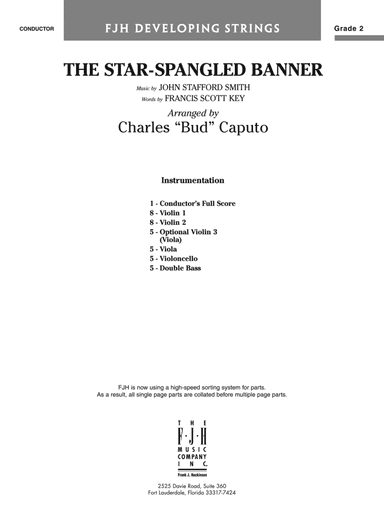The Star-Spangled Banner: Score
