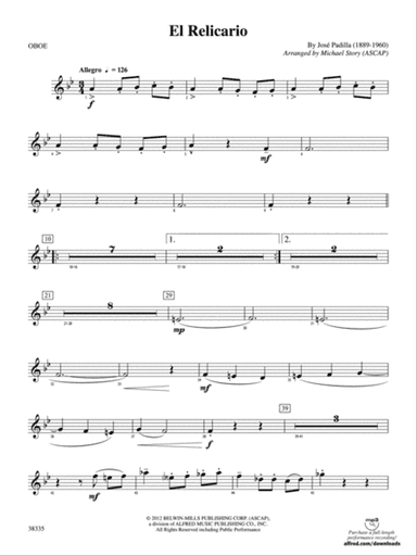 El Relicario: Oboe