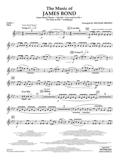 The Music of James Bond - Pt.1 - Oboe