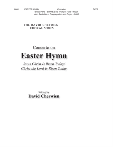 Concertato on "Easter Hymn"