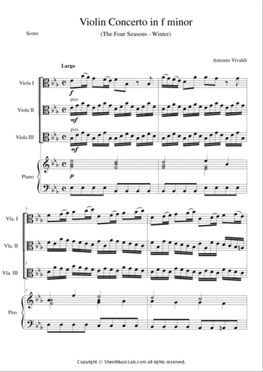 The Four Seasons - Winter 2nd Movement