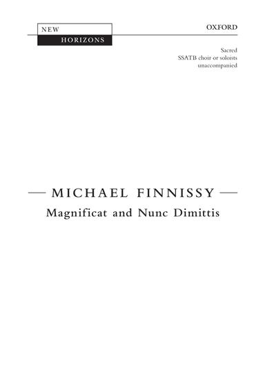 Magnificat and Nunc Dimittis