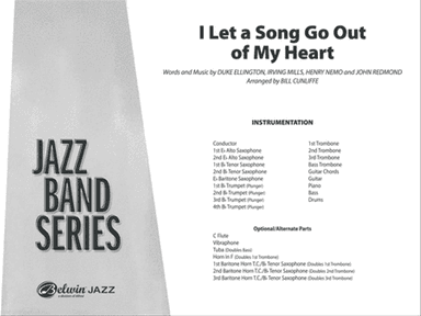I Let a Song Go Out of My Head: Score