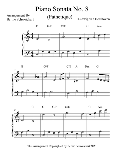 Pathetique BIG NOTE VERSION