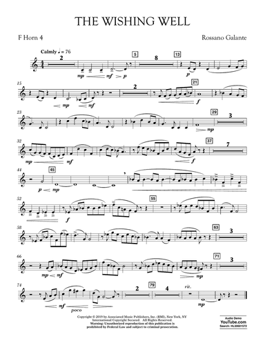 The Wishing Well - F Horn 4