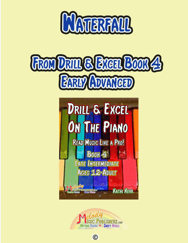 Piano song early advanced - Waterfall