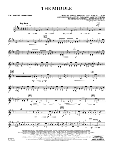 The Middle (arr. Paul Murtha) - Eb Baritone Saxophone