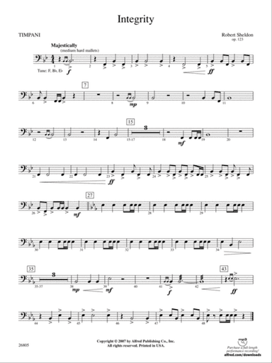 Integrity: Timpani