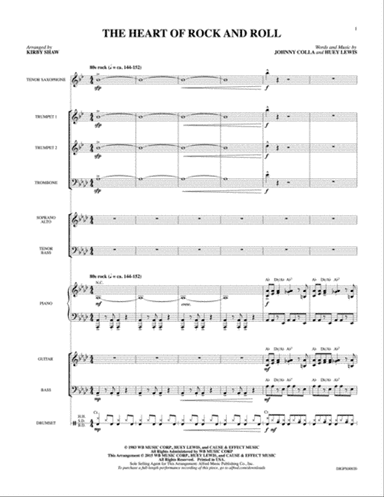 The Heart of Rock and Roll: Score