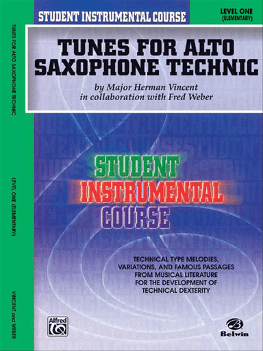 Student Instrumental Course Tunes for Alto Saxophone Technic