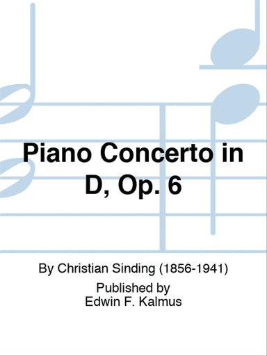 Piano Concerto in D, Op. 6