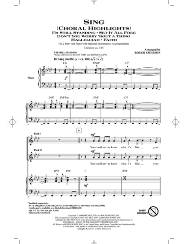 Sing (Choral Highlights)