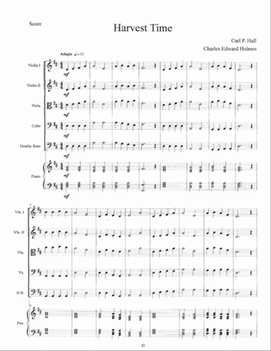 Harvest Time--String Orchestra Set