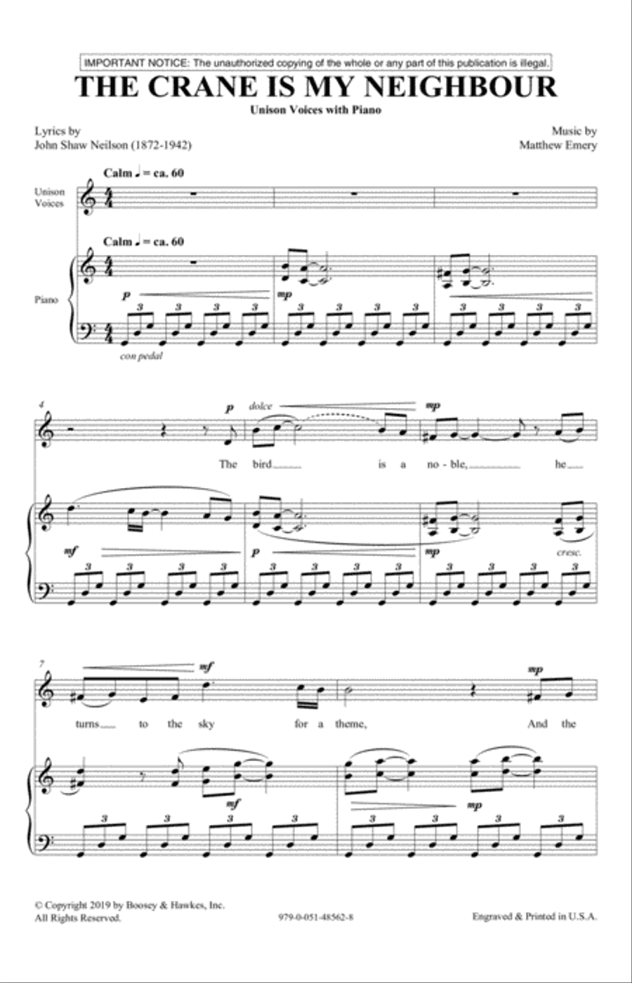 The Crane Is My Neighbour