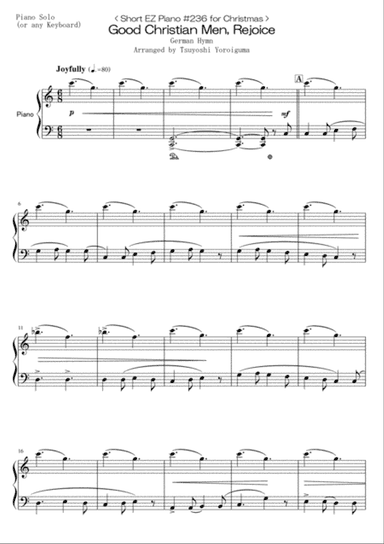 Good Christian Men, Rejoice