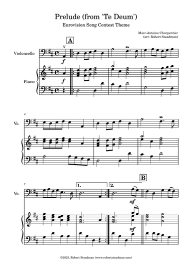 Prelude (from 'Te Deum') - EUROVISION SONG CONTEST THEME