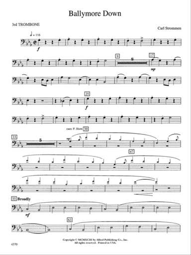 Ballymore Down: 3rd Trombone