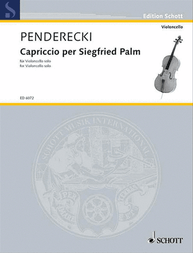 Capriccio for Siegfried Palm (1968)