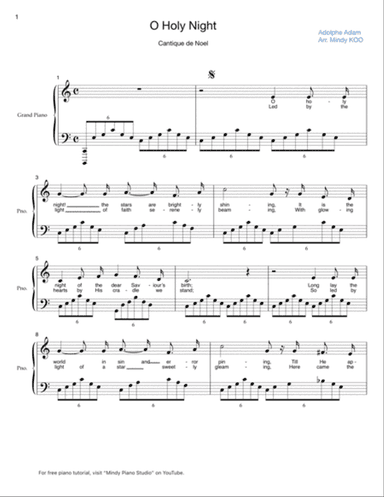 O Holy Night - C major