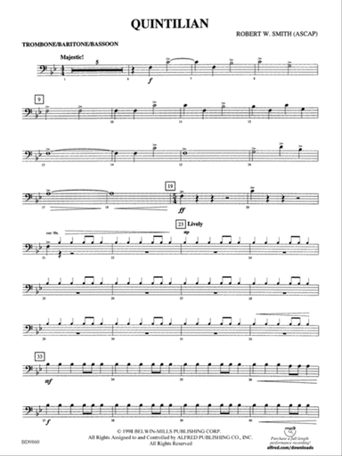 Quintilian: 1st Trombone