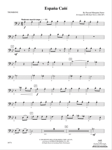 España Cañí: 1st Trombone