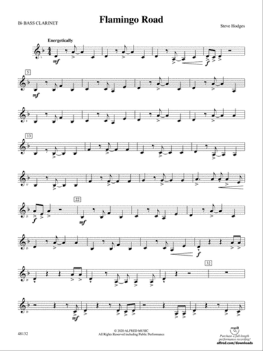 Flamingo Road: B-flat Bass Clarinet